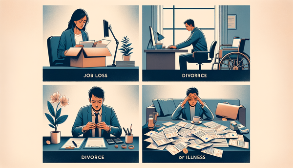 How to Prepare Financially for the Unexpected: Job Loss, Divorce, or Illness